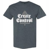 Image 1 of Create Control Logo T-Shirt Dark Heather