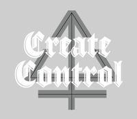 Image 3 of Create Control Logo T-Shirt Dark Heather