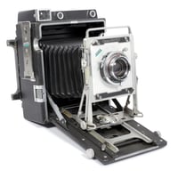 Image 9 of Graflex Crown Graphic 4X5 Camera w/ Schneider 135mm F5.6 lens + film + holders #0909
