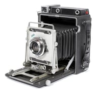 Image 3 of Graflex Crown Graphic 4X5 Camera w/ Schneider 135mm F5.6 lens + film + holders #0909