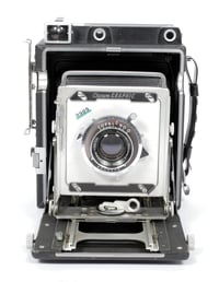 Image 2 of Graflex Crown Graphic 4X5 Camera w/ Schneider 135mm F5.6 lens + film + holders #0909