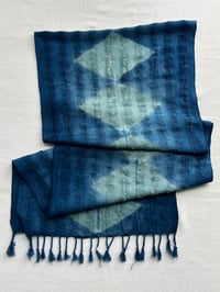Image 1 of Sage Diamonds — Rustic Cotton Scarf