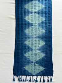 Image 3 of Sage Diamonds — Rustic Cotton Scarf