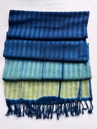 Image 1 of Avocado Ombre — Rustic Cotton Shawl