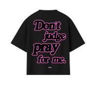 DOUBLE BLACK  /  PRAY FOR ME / OVERSIZE / BOXY