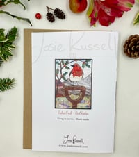Image 2 of Bilingual Christmas Robin Cards