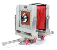 Image 3 of B&J Orbit 4X5 monorail camera with 165mm Caltar lens + FILM + HOLDERS #0929