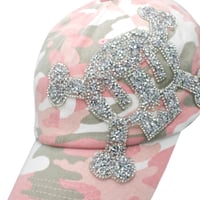 Image 2 of ★ PINK RHINESTONE CAMO CAP