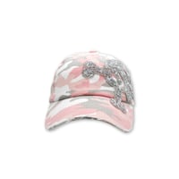Image 3 of ★ PINK RHINESTONE CAMO CAP