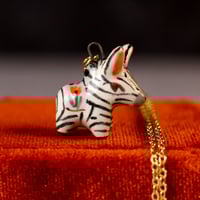 Zebra Necklace