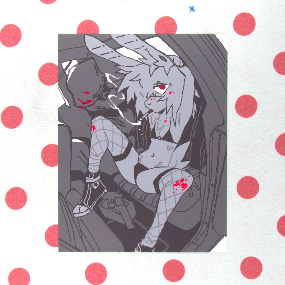 Image of Most Wanted Bunny Print - 8.5"x11"