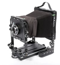 Image 3 of Stenopeika Air Force Ultralight 4X5 camera w/ 90mm + 150mm lenses +holders +FILM (#1032)
