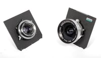 Image 11 of Stenopeika Air Force Ultralight 4X5 camera w/ 90mm + 150mm lenses +holders +FILM (#1032)