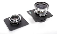 Image 13 of Stenopeika Air Force Ultralight 4X5 camera w/ 90mm + 150mm lenses +holders +FILM (#1032)