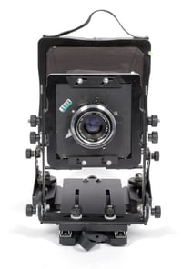 Image 2 of Stenopeika Air Force Ultralight 4X5 camera w/ 90mm + 150mm lenses +holders +FILM (#1032)