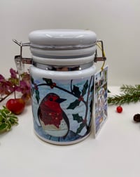 Image 1 of Christmas Robin Jar 25
