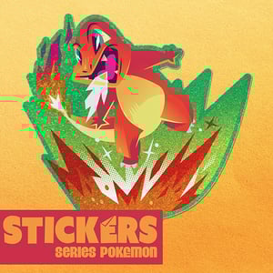 Image of 5" STICKERS - Series Pokemon