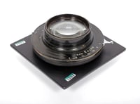 Image 7 of Gundlach Radar 270mm [10 3/4"] F4.5 Lens Betax #5 shutter #1057 on Sinar board