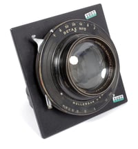 Image 1 of Gundlach Radar 270mm [10 3/4"] F4.5 Lens Betax #5 shutter #1057 on Sinar board