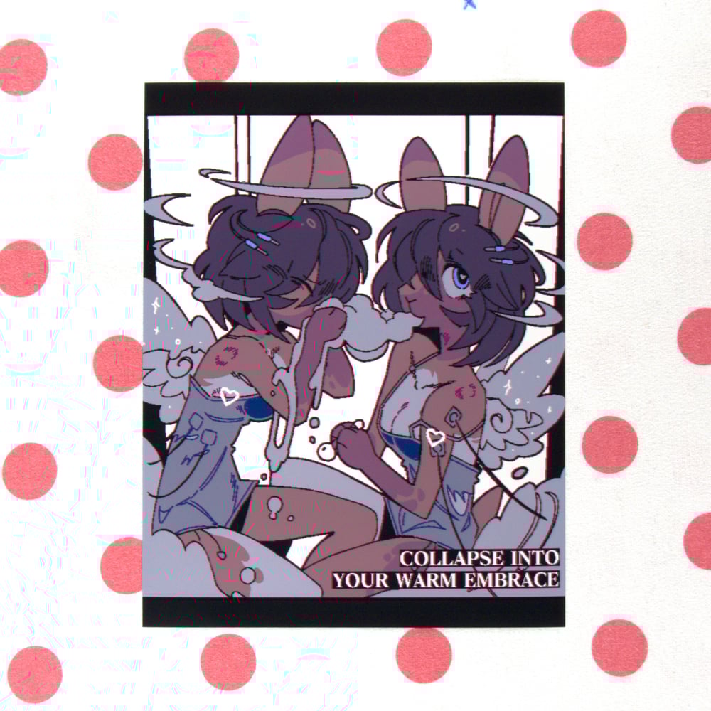 Image of Rain Bunny Print - 8.5"x11"