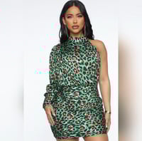 Image 1 of CHOOSY- One Sleeve Mini Dress