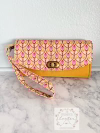 Image 1 of NCW - Necessary Clutch Wallet - Gold Peacock
