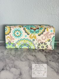 Image 2 of NCW - Necessary Clutch Wallet - Aqua Geo Design