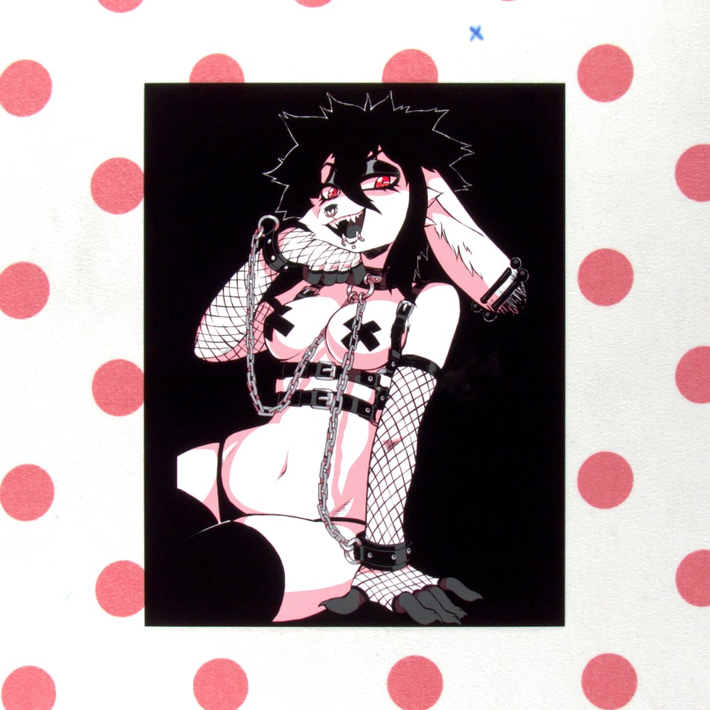 Image of Black on Black Print - 8.5"x11"