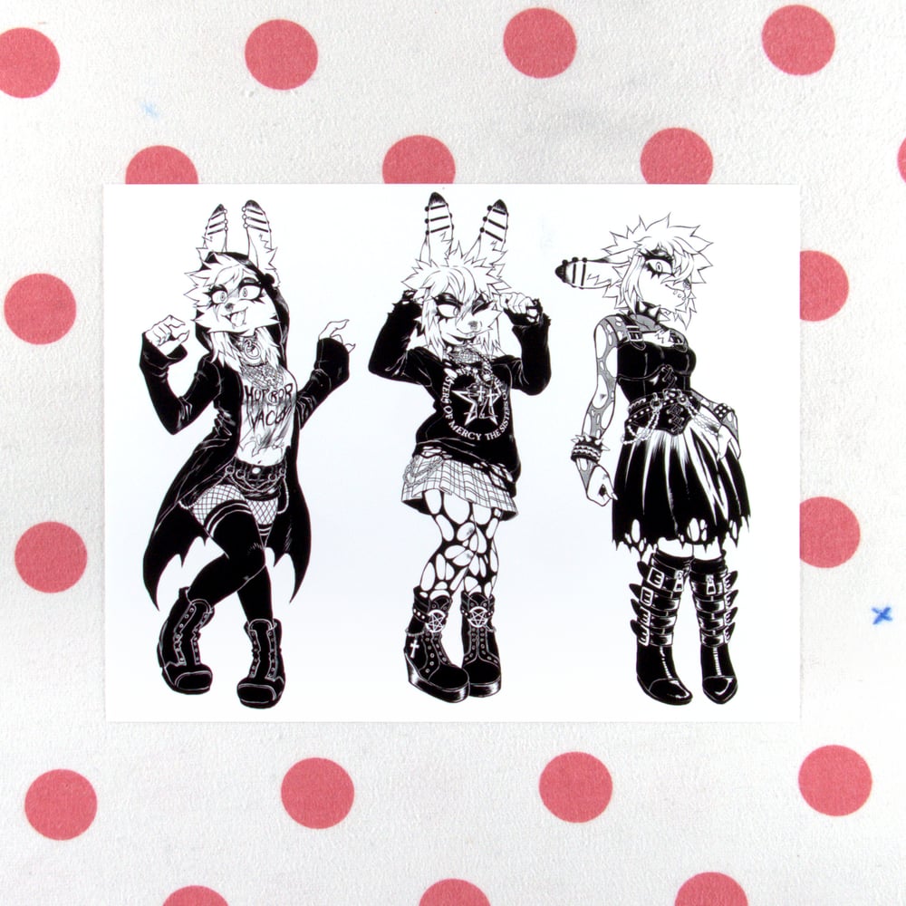 Image of Alexis's Outfits Print - 8.5"x11"