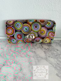 Image 1 of NCW - Necessary Clutch Wallet -  Multicolor Circles