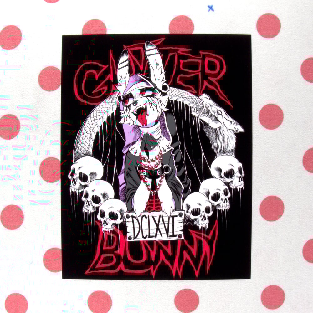 Image of Gutter Bunny Nun Print - 8.5"x11"