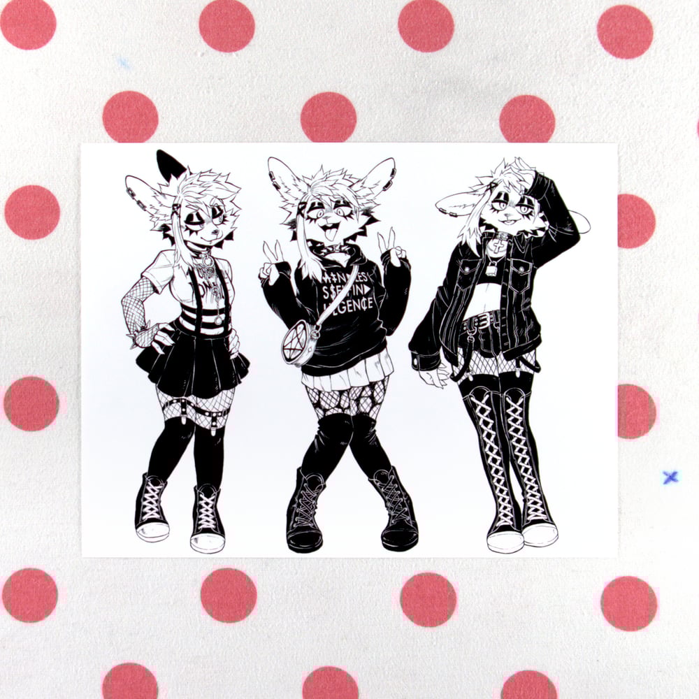 Image of Ringa's Outfits Print - 8.5"x11"