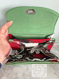 Image 3 of NCW - Necessary Clutch Wallet -  Skulls and Roses