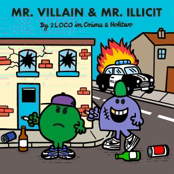 Image of MR VILLAIN & MR ILLICIT CD BY 2L.O.C.O IN CRIME & HOKTWO