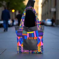 Image 1 of Handmade Multicolor Tote