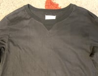 Image 2 of Takahiro Miyashita Soloist number nine black cotton shirt, size 44 (S/M)