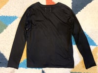 Image 6 of Takahiro Miyashita Soloist number nine black cotton shirt, size 44 (S/M)
