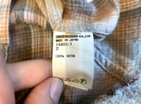 Image 7 of Undercover by Jun Takahashi 2012ss layered plaid shirt, size 2 (fits M)