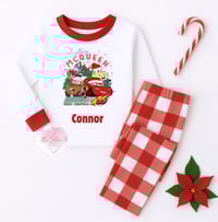 Image 1 of Lighting mcqueen christmas pyjamas 
