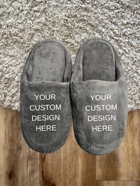 Dark Gray slippers 