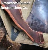 Image 17 of WWII 517th PRCT Airborne McCord Fixed Bale Front Seam Helmet Seaman Paper Co. Liner.