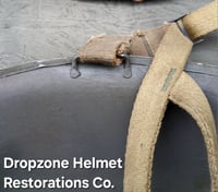 Image 21 of WWII 517th PRCT Airborne McCord Fixed Bale Front Seam Helmet Seaman Paper Co. Liner.