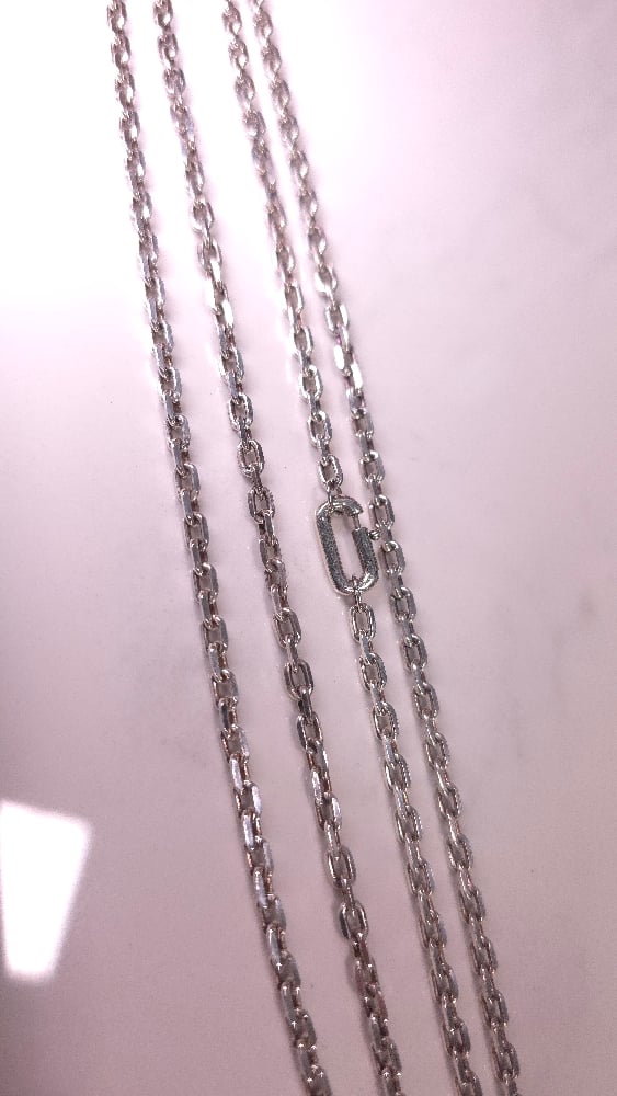 Image of Diamond cut Biker Chain 