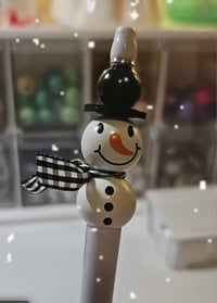 Snowman Beaded Pen 