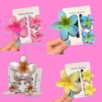 Image 1 of Hawaiian Hair Claw Clips Set
