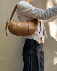 Image 1 of SONIA RYKIEL LEATHER CRESCENT BAG