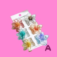 Image 2 of Mini Hawaiian Hair Claw Clip Set