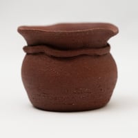 Image 2 of Charming Drawstring Pouch Pot, Unglazed