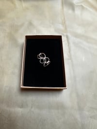Image 3 of Circle of protection recycled silver ring