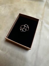 Image 2 of Circle of protection recycled silver ring